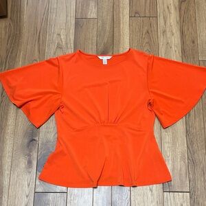 Banana Republic Vibrant Orange Blouse
